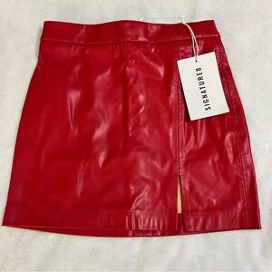 Signature8 Bold Red Mini Skirt